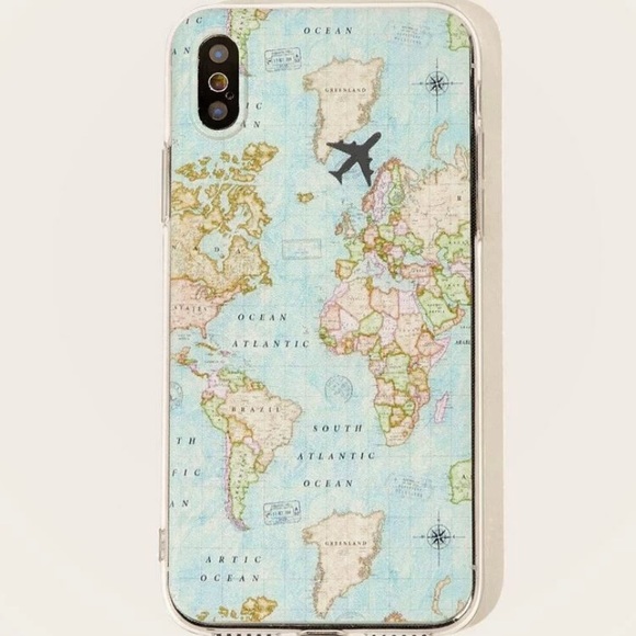 None Accessories - 🔥3/$25🔥IPhone 11 Pro Max World Map Jelly Case